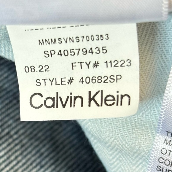 Calvin Klein Classic Straight Button Fly Selvedge Jeans--Sz 24 - Picture 12 of 15